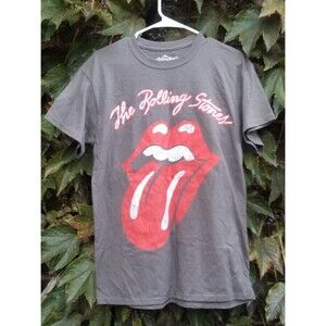 Rolling Stones Lips Grey T-Shirt Size M